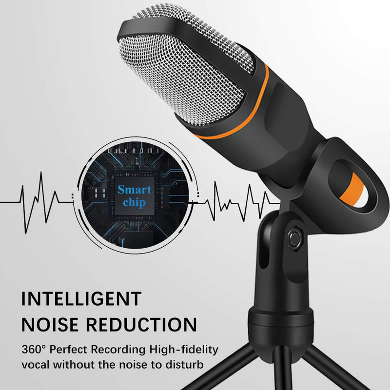  [AUSTRALIA] - VIMVIP PC Microphone, USB Computer Microphone with Stand for iMac PC Laptop Desktop Windows Computer to Recording, Gaming, Chatting, Skype, MSN