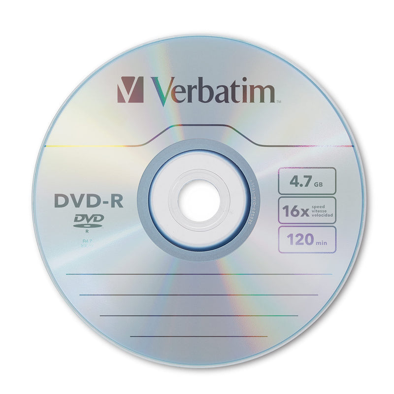  [AUSTRALIA] - Verbatim DVD-R Blank Discs AZO Dye 4.7GB 16X Recordable Disc - 100 Pack Spindle Frustration Free Packaging & CD/DVD Paper Sleeves-with Clear Window 100pk Media Disc + Paper Sleeves