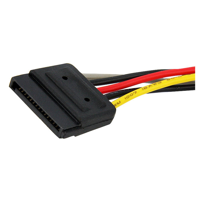  [AUSTRALIA] - StarTech.com 6in SATA Power Y Splitter Cable Adapter - M/F - Power splitter - SATA power (M) to SATA power (F) - 6 in - PYO2SATA 1 SATA to 2x SATA