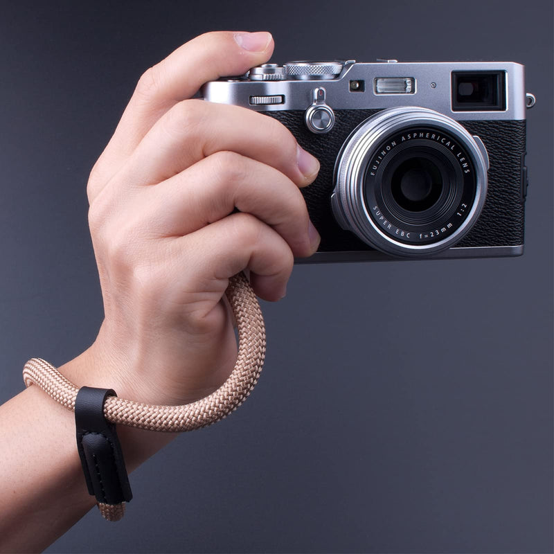  [AUSTRALIA] - VKO Camera Lanyard, Camera Wrist Strap, Rope Camera Strap Wrist for DSLR SLR Mirrorless Cameras Hand Strap Brown Coffee