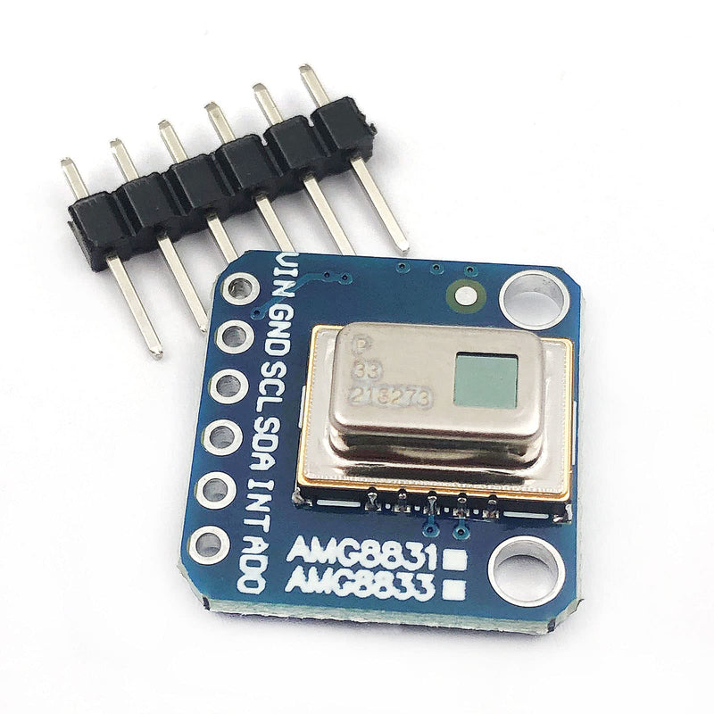  [AUSTRALIA] - DEVMO AMG8833 88 IR Thermal Camera Sensor Breakout Imager Array Temperature Sensor Module Grid-Eye 8x8 Infrared Camera Module Array Board IIC I2C 3-5V Compatible with Ardu-ino Rasp-Berry Pi AMG-8833