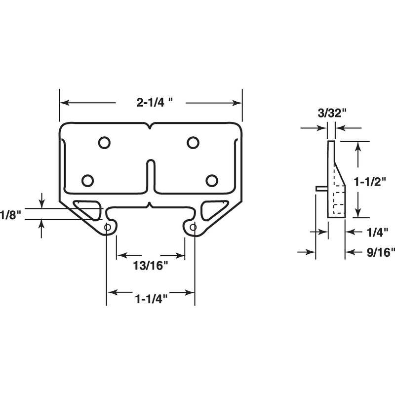 Slide-Co 22793 Drawer Track Guides and Glides - LeoForward Australia