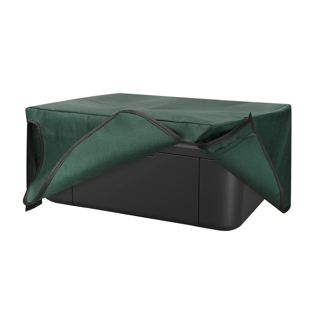  [AUSTRALIA] - kwmobile Dust Cover Compatible with Canon Pixma MX495 / TR4550 / 4551 - Printer Case - Fabric Protector Cover - Dark Green