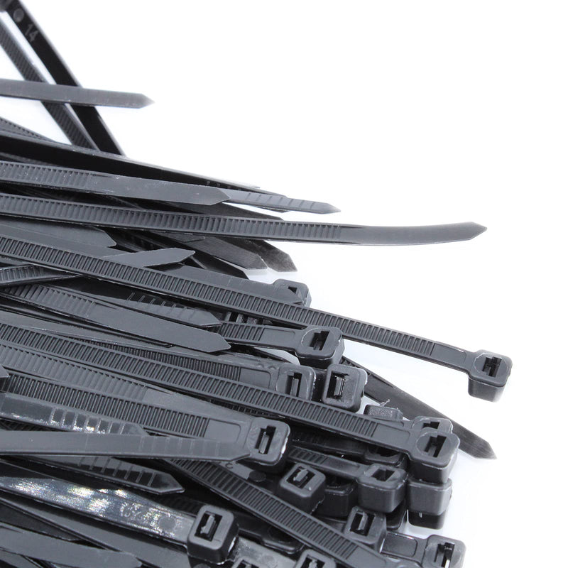 [AUSTRALIA] - Self Locking Wire Cable Zip,1000 Pcs Tie Fasten Wrap 6 Inch Nylon Zip Tie By Magicorange (3X150mm, Black) 3X150mm