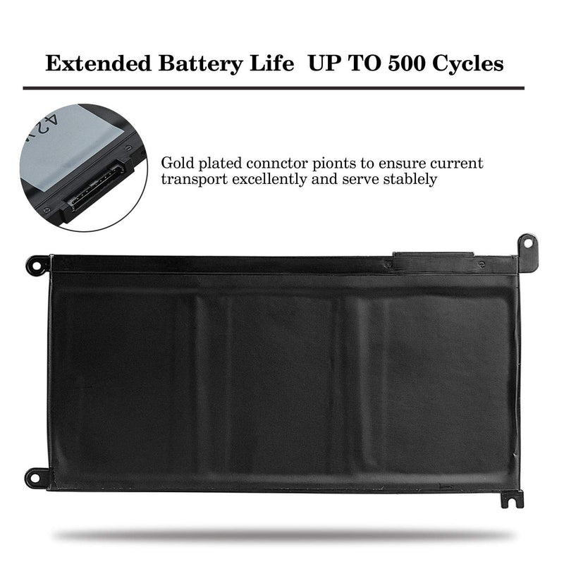  [AUSTRALIA] - WDX0R Laptop Battery for Dell Inspiron 13 5368 5378 5379 7368 7378 Inspiron 14-7460 Inspiron 15 5565 5567 5568 5578 7560 7570 7579 7569 P58F Inspiron 17 5765 5767 FC92N 3CRH3 T2JX4 CYMGM - 42Wh/11.4V