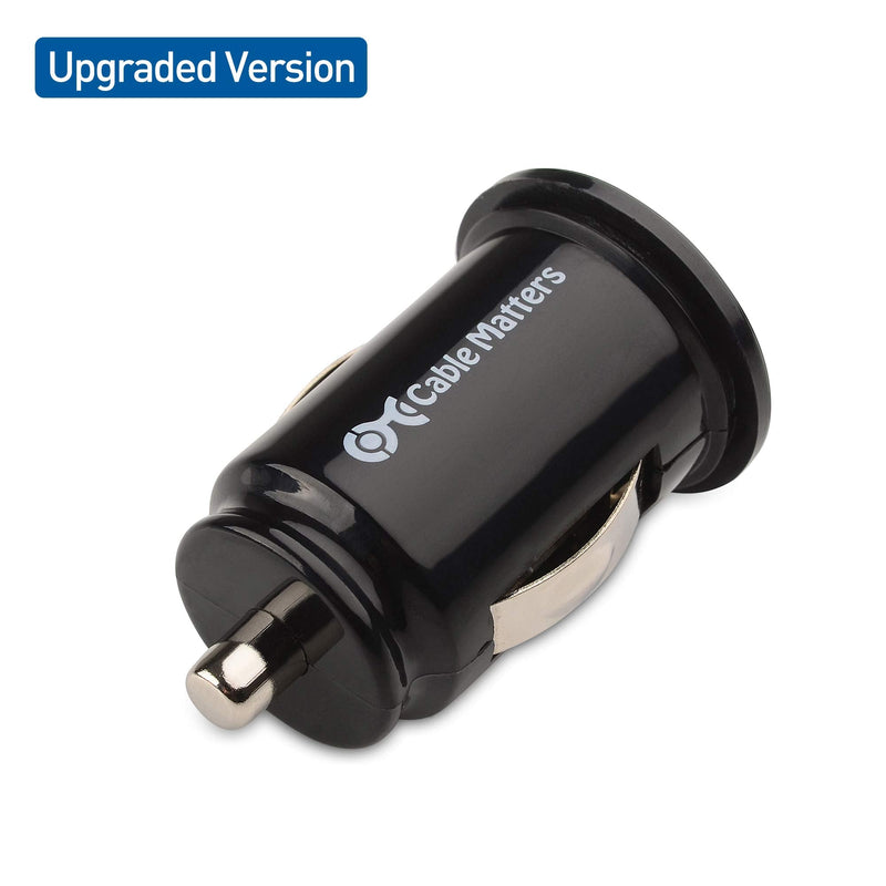  [AUSTRALIA] - Cable Matters Updated Version 2-Pack 10W 2A Flush Mount Mini Dual USB Car Charger with Smart Charging Chipset for iPhone XR XS, Samsung Galaxy S10, Note 9, LG G7, V40, Google Pixel 3, and More