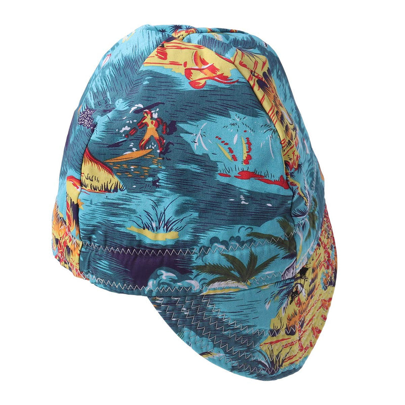  [AUSTRALIA] - VORCOOL Premium Welding Hat Welding Welders Flame Retardant Protective Welding Cap Hat (Random Pattern)