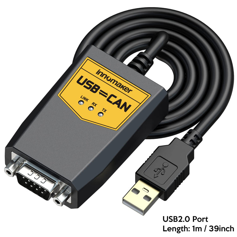  [AUSTRALIA] - USB to CAN Converter Cable for Raspberry Pi4/Pi3B+/Pi3/Pi Zero(W)/Jetson Nano/Tinker Board and Any Single Board Computer Support Windows Linux and Mac OS USB2CAN-C
