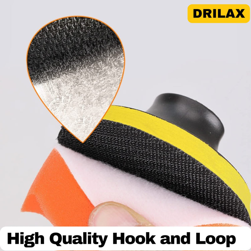  [AUSTRALIA] - Angle Grinder Sanding Pad 3 inch Flexible Backer Pad Hook and Loop Backing 5/8-11 Threaded Arbor Buffing Polishing Sanding Napping Disc Pad Backer Pad 3'' Backing Plate Compatible with Dewalt