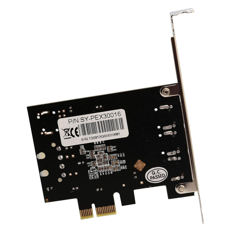  [AUSTRALIA] - Syba SY-PEX30016 3 Port IEEE 1394 Firewire 1394B & 1394A PCIe 1.1 x1 Card TI XIO2213B Chipset Requires Legacy Driver for Windows 8 10