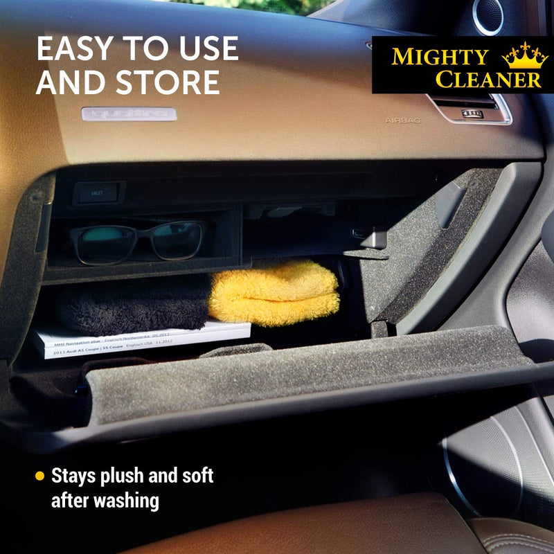  [AUSTRALIA] - Premium Microfiber Towels for Cars - 6 Pack - Thick Professional Microfiber Cleaning Cloth for Cars - 12”x12”