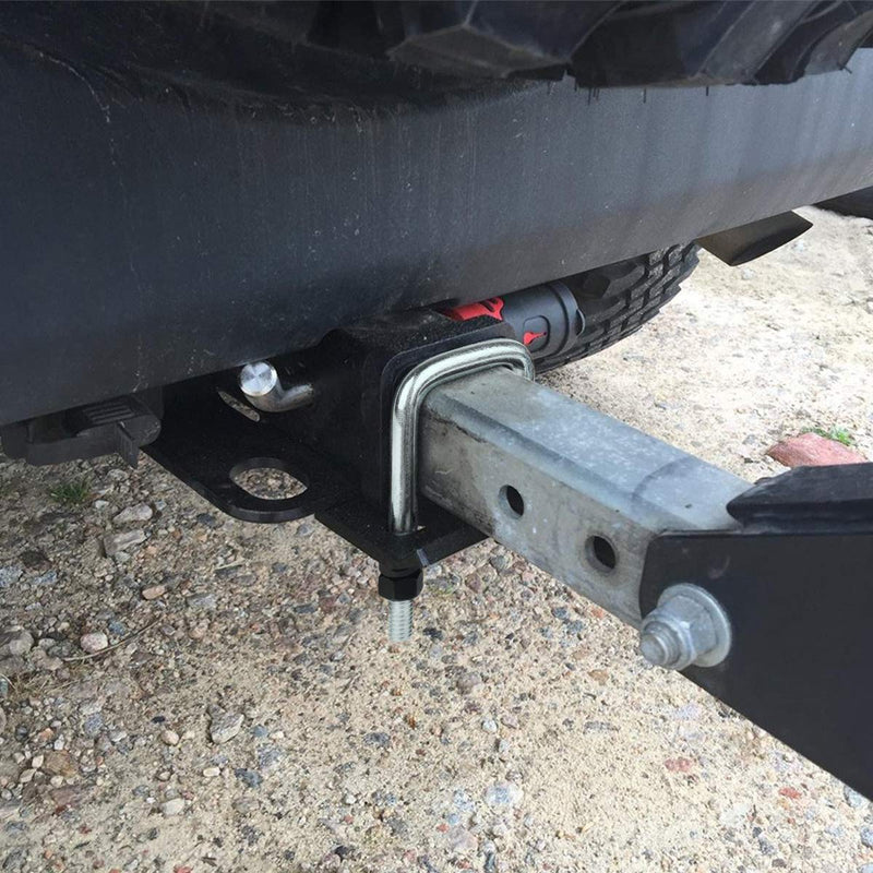  [AUSTRALIA] - WOFTD Hitch Tightener for 1.25" and 2" Hitches, Anti-Rattle Easy Installation Rust-Free Heavy Duty Reduce Movement from Hitch Tray Cargo Carrier