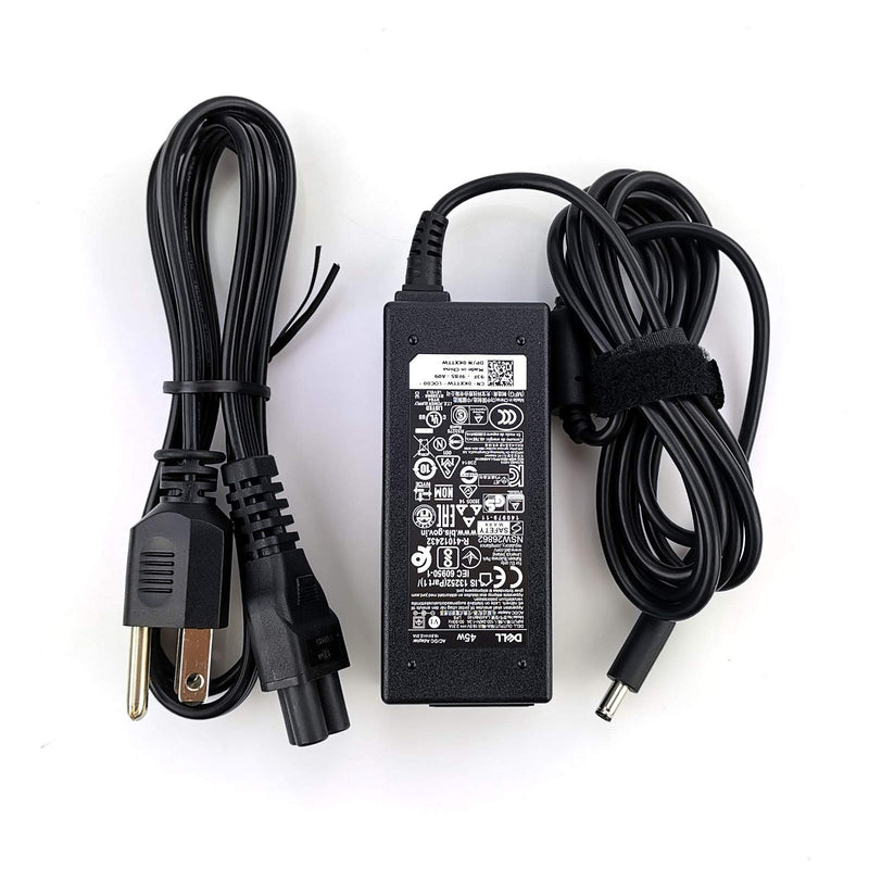  [AUSTRALIA] - Dell New Laptop Charger 45W watt AC Power Adapter with Power Cord for Dell Inspiron 13 14 15,5567 5558 3558 5559,5000 Series,XPS 13 9360,LA45NM140,0KXTTW