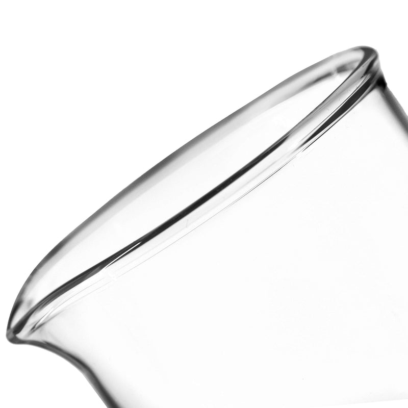 Beaker, 5ml - Low Form with Spout - Ungraduated - Borosilicate 3.3 Glass - Eisco Labs - LeoForward Australia