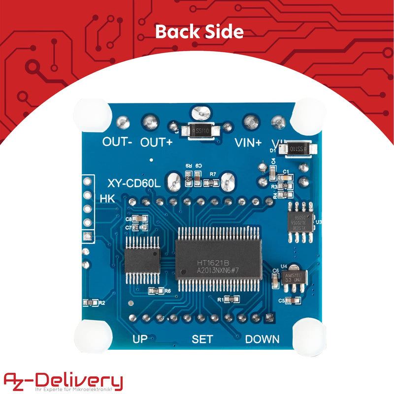  [AUSTRALIA] - AZDelivery CD60L Battery Charger Controller Module Solar Rechargeable Discharge Control High Intensity Photovoltaic Module with Control Switch Panel 1