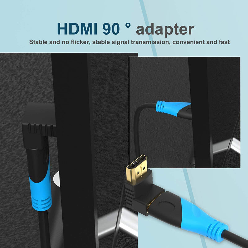 HUAI XIAN KE 3Pack 4K HDMI Cable, High Speed HDMI 2.0 Cable, 2160P, 1080P, HDR, 18Gbps HDMI Cord Compatible with HDMI-Equipped TV, Monitor, PS4/3, Xbox One, Fire TV & More (10ft) 10FEET - LeoForward Australia