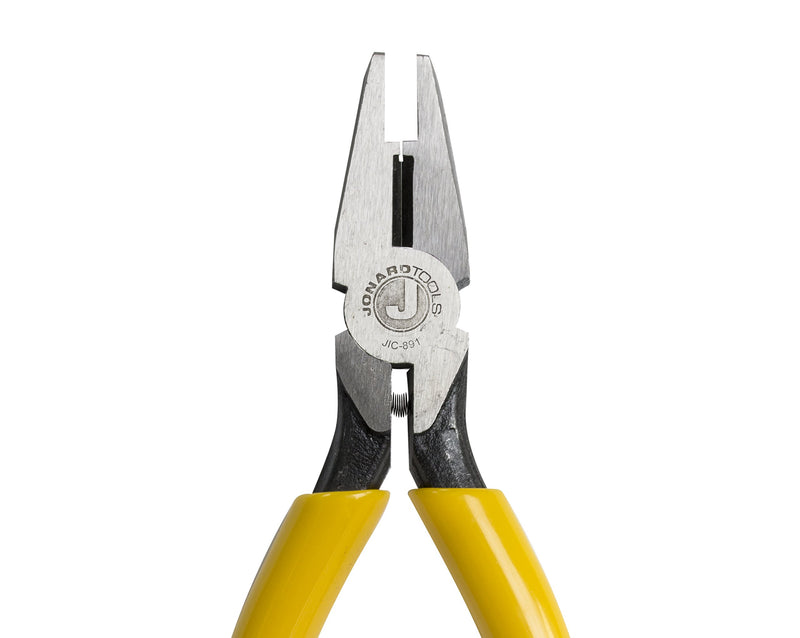  [AUSTRALIA] - Jonard JIC-891 Connector Crimping Plier with Side Cutter, 5-13/16" Length