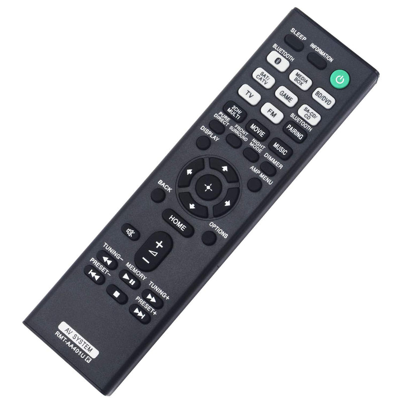 RMT-AA401U Replacement Remote Control Applicable for Sony AV Receiver STR-DH190 STR-DH590 STR-DH790 STRDH190 STRDH590 STRDH790 - LeoForward Australia