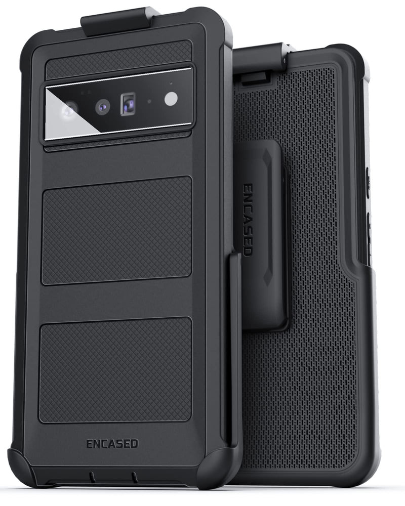  [AUSTRALIA] - Encased Falcon Armor for Pixel 6 PRO Case with Belt Clip Holster - Full Body Shockproof Cover, 10FT+ Drop Protection (2021 Google Pixel 6Pro)