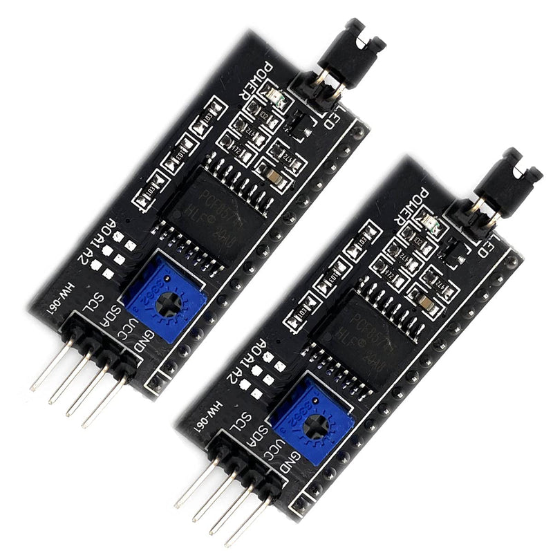  [AUSTRALIA] - KIRO&SEEU 2pcs 1602 LCD 2004 20x4 i2c LCD Display Adapter IIC//TWI/SPI/I2C Serial Interface Module Shield Compatible with Arduino UNO R3 MEGA2560