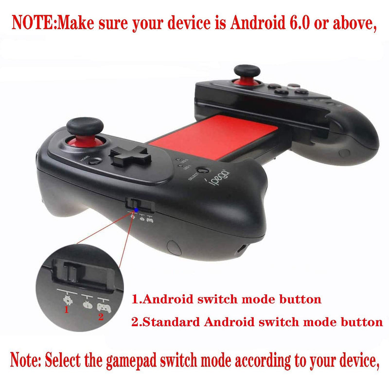  [AUSTRALIA] - ipega-PG-9083S Wireless Phone Joystick Game Controller Mobile for Samsung Galaxy S10/S10+ /S20 S20+5G/Huawei P40 Pro P30 P30 Pro Mate Android Mobile Smartphone Tablet (Android 6.0 Higher System)