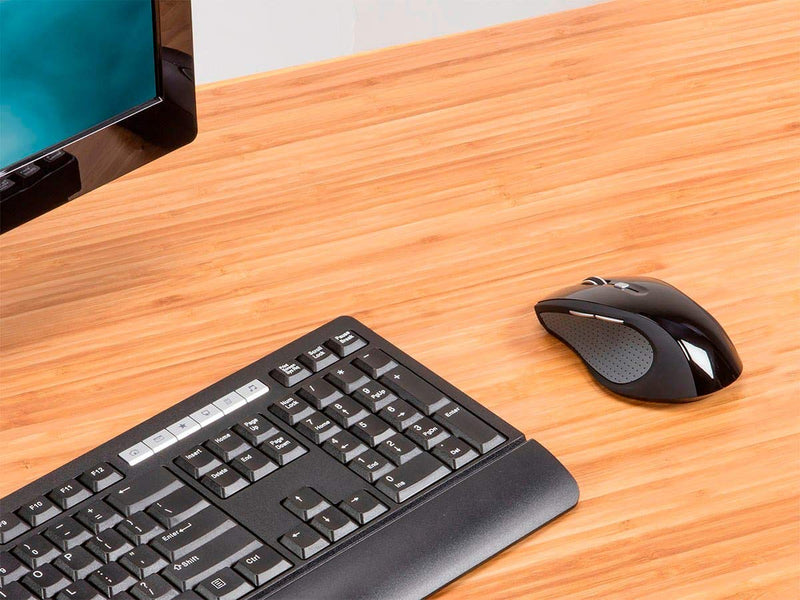 Monoprice Select Wireless Ergonomic Mouse - Black - Ideal for Work, Home, Office, Computers - Workstream Collection - LeoForward Australia