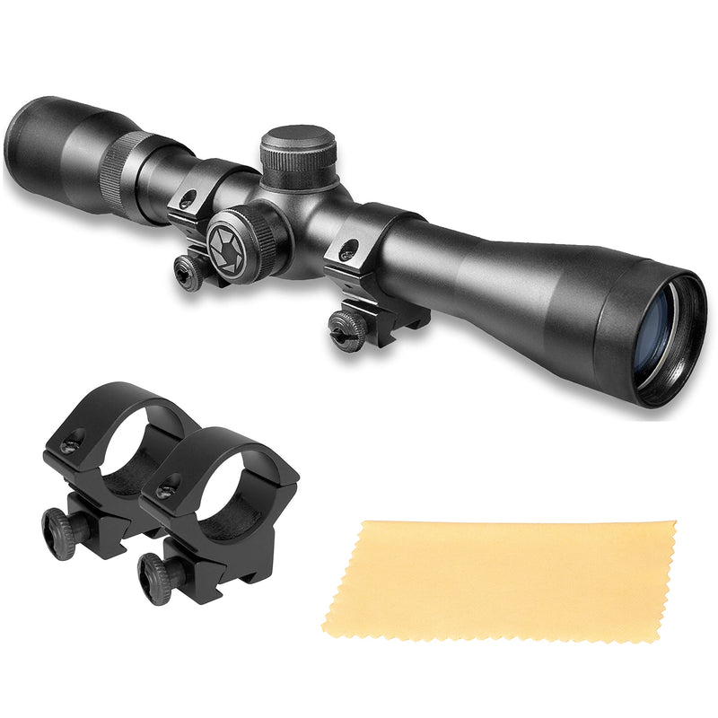  [AUSTRALIA] - BARSKA 4x32 Plinker-22 Riflescope w/ 3/8-Inch Dovetail Rings , Black