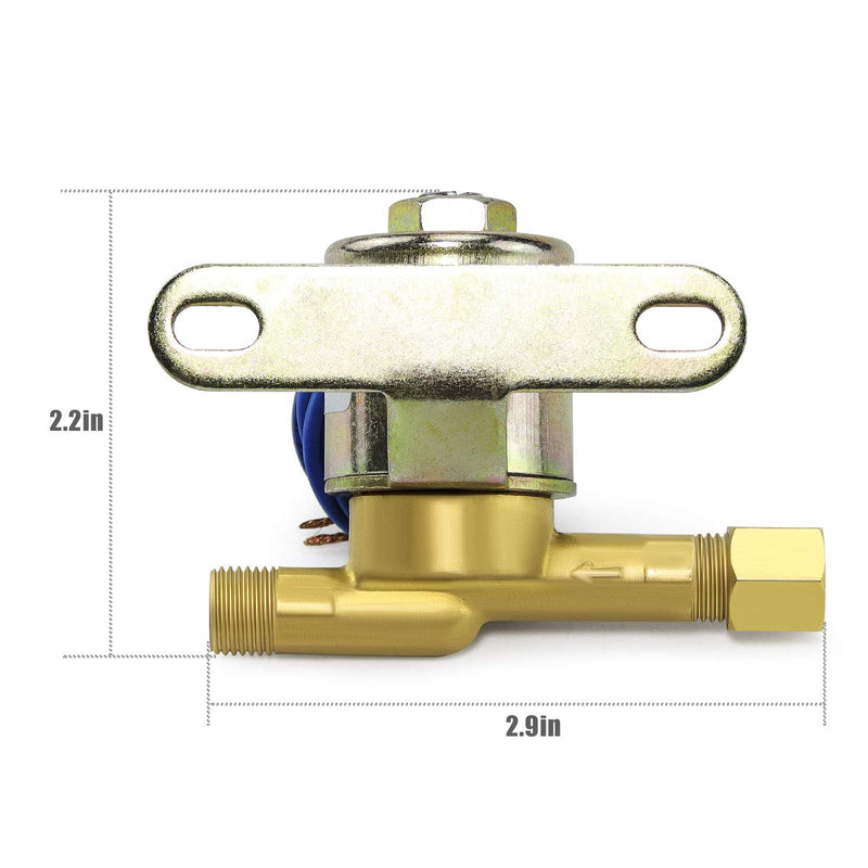  [AUSTRALIA] - Humidifier Water Solenoid Valve 4040, Exact for Aprilaire Valve 400 500 600 700 220 224 Part#B2015-S85,B2017-S85 | 24 Volts | 2.3 Watts | 60 HZ-Blue