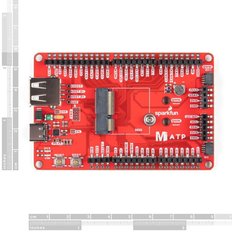  [AUSTRALIA] - SparkFun MicroMod ATP Carrier Board-Modular Interface Ecosystem-Connect microcontroller/Processor Board to Various Carrier Board peripherals