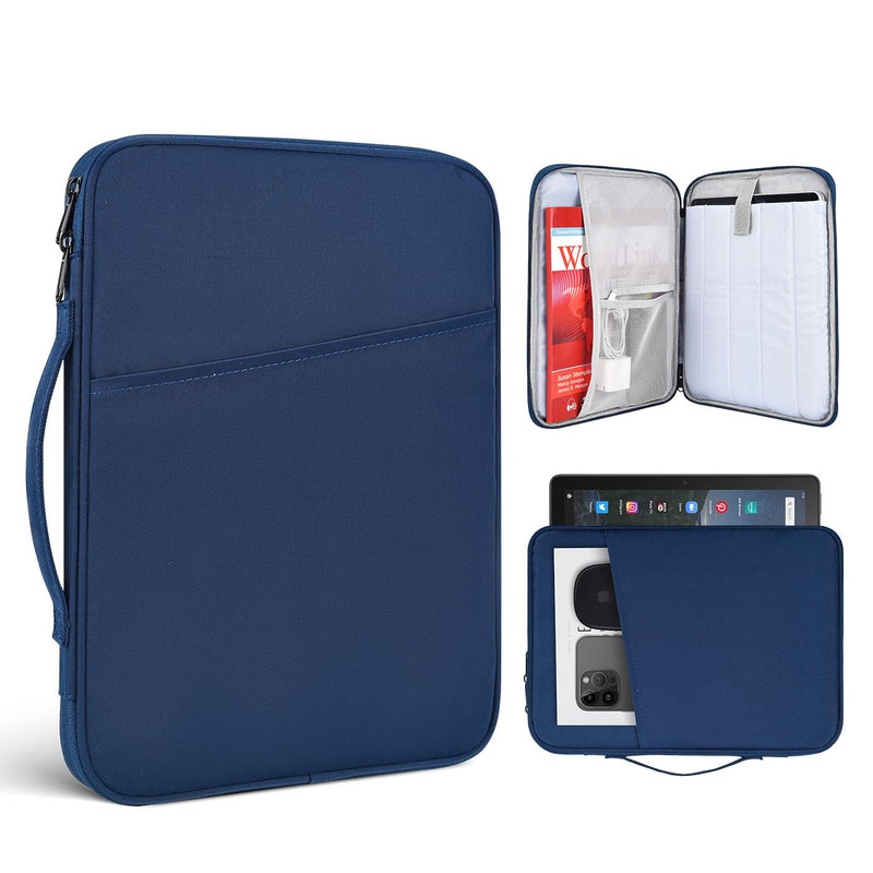  [AUSTRALIA] - 9-11 Inch Tablet Carrying Sleeve Case for Amazon Fire Max 11 2023/10.1" Fire HD 10 Plus Kids Pro, Samsung Galaxy Tab S8 S7 A8 A7 A S6 11" 10.5" Protective Carrying Bag with Handle(Blue) 9.7-11 Inch Blue