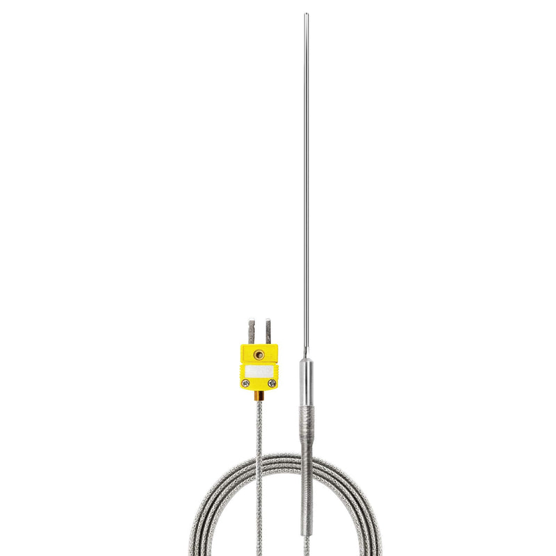  [AUSTRALIA] - PerfectPrime TL1915SL K-Type Inconel 600 Flexible Thermocouple Temperature Sensor Probes -40~2012°F, 1.6mm / 150mm 1.6mm /150mm