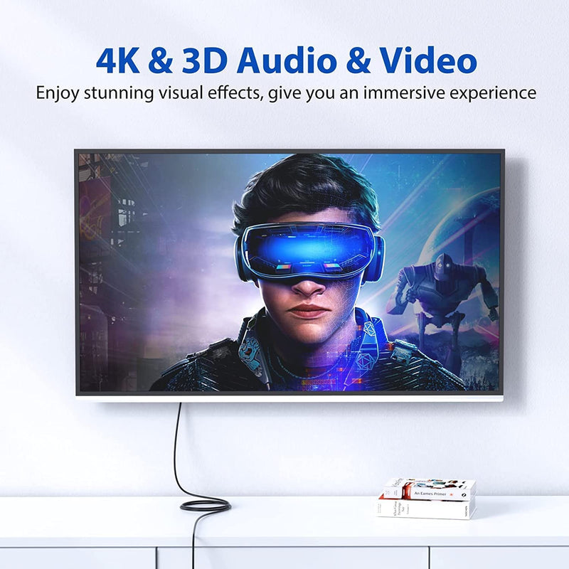  [AUSTRALIA] - DisplayPort to DisplayPort Cable Adapter 6ft, 4K Display Port DP to DP Cord 1.2 [4K@60Hz, 2K@165Hz, 2K@144Hz] Compatible with All Display Port Devices-3 Pack 6 Feet - 3 Pack Black