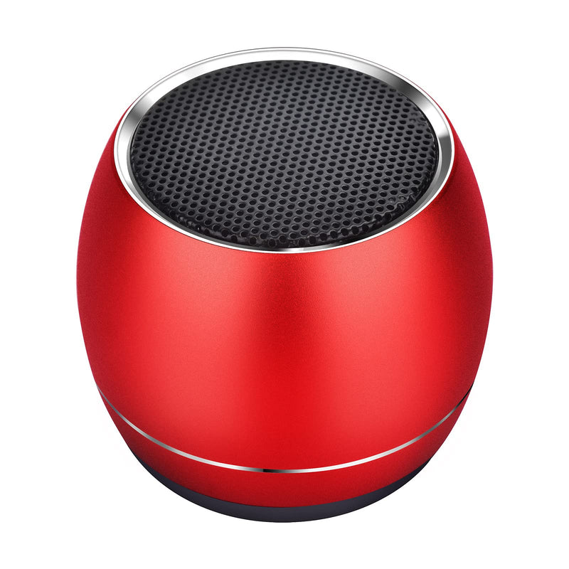  [AUSTRALIA] - Aresrora Portable Bluetooth Speakers,Outdoors Wireless Mini Bluetooth Speaker with Built-in-Mic,Handsfree Call,TF Card,HD Sound and Bass for iPhone Ipad Android Smartphone and More (Red) Red