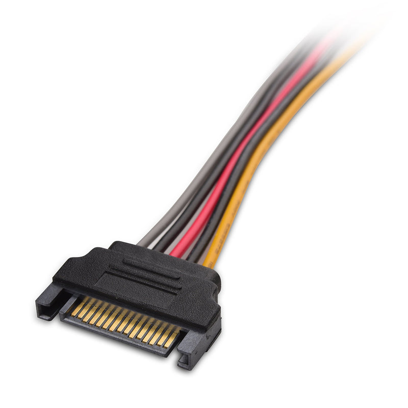  [AUSTRALIA] - Cable Matters 3-Pack 15 Pin SATA Power Extension Cable 12 Inches