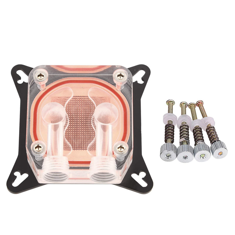  [AUSTRALIA] - GPU Water Block Water Cooling Cooler Base, Copper POM Metal Water Cooling System Parts Kits for DIY PC Gamer with Waterway Component