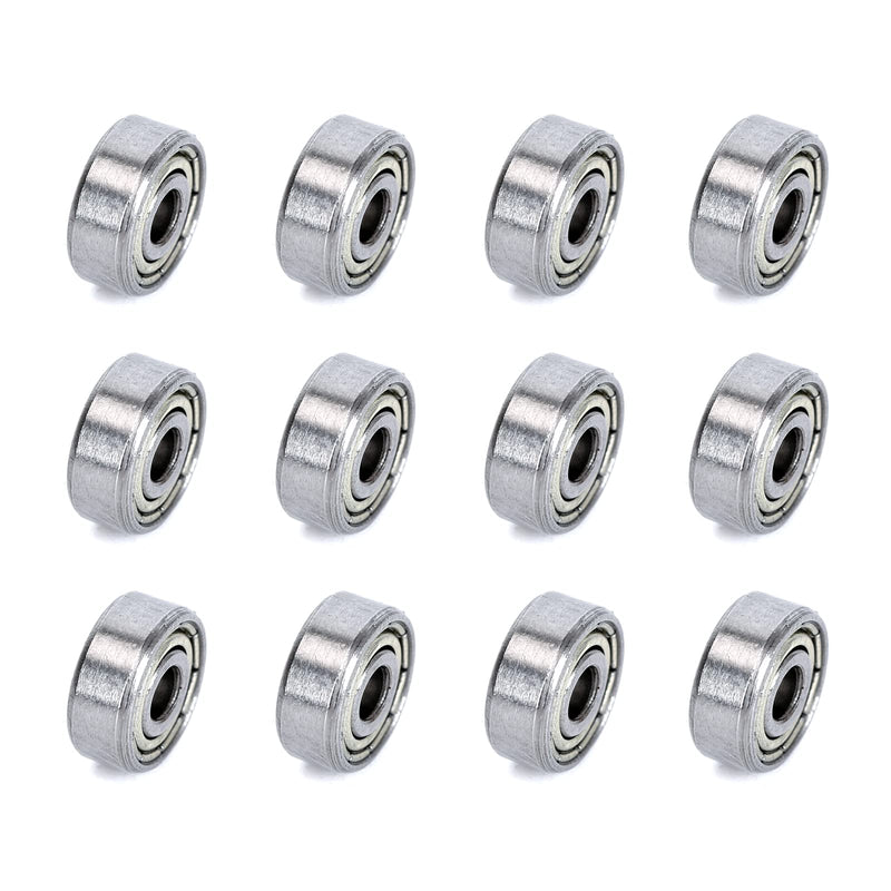  [AUSTRALIA] - Ruimou 12Pcs 623ZZ Deep Groove Ball Bearings(3mm x 10mm x 4mm) for Skateboard,3D Printer, DIY Mechanical Transmission Parts