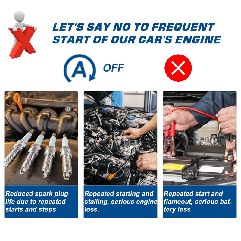  [AUSTRALIA] - Auto Start Stop Eliminator for Ford Bronco 2021 2022 (No fit Bronco Sport) Ford F150 Raptor 2022 Automatic Stop Start Engine System Delete/Disable/Canceller Cancel Device Cable