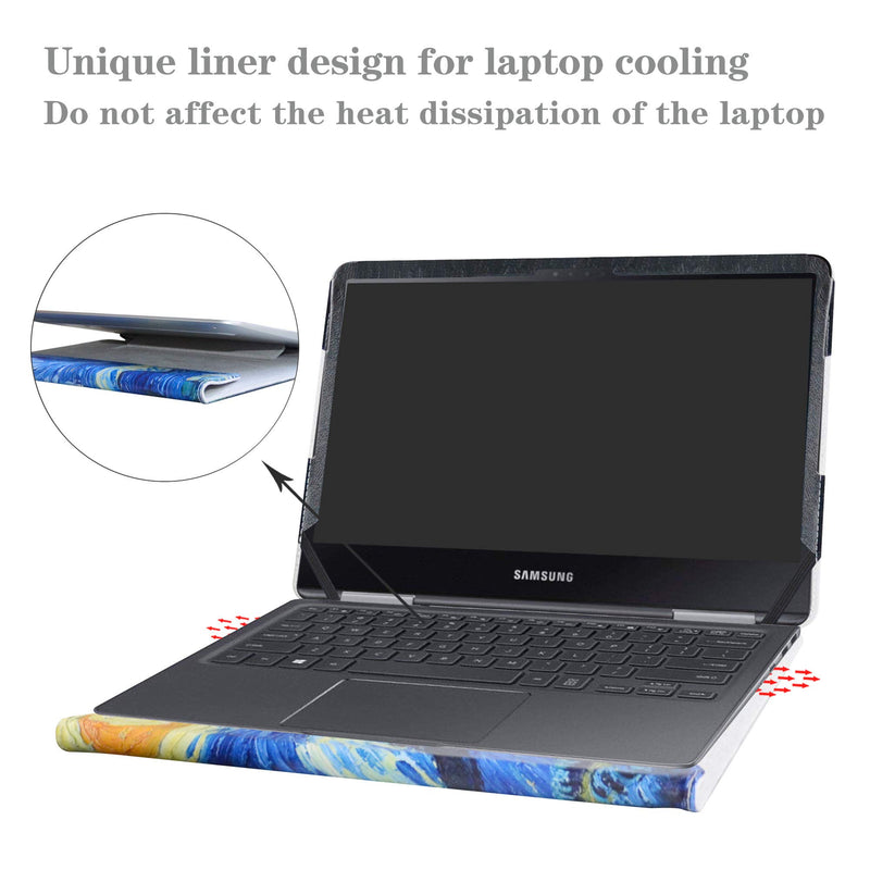 Alapmk Protective Case Cover for 13.3" Samsung Notebook 9 Pro 13 NP940X3M NP940X3N Laptop(Note:Not Fit Samsung Notebook 9 Pro NP930MBE 2019/Notebook 9/Notebook 9 Spin/Notebook 9 Pen),Starry Night Starry Night - LeoForward Australia