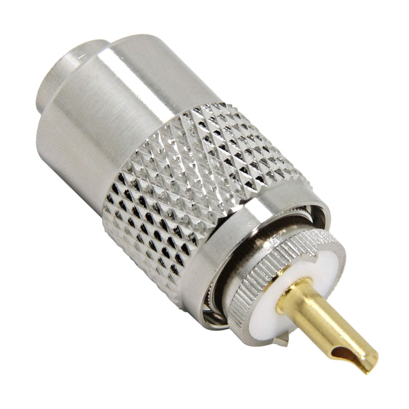  [AUSTRALIA] - PL-259 Connectors, 20-Pack UHF PL 259 Male Connector, Solder Type Plug with Reducer, RFAdapter 50ohm for RG59, RG8, RG8x, LMR-400, RG-213 Compatiable with Ham Radio Antenna