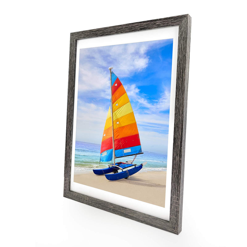  [AUSTRALIA] - Soonrada 12x16 Frame, Display 11x14 Pictures with Mat or 12 x 16 Photos Without Mat, Wood Picture Frames for Horizontal and Vertical Wall Mounting