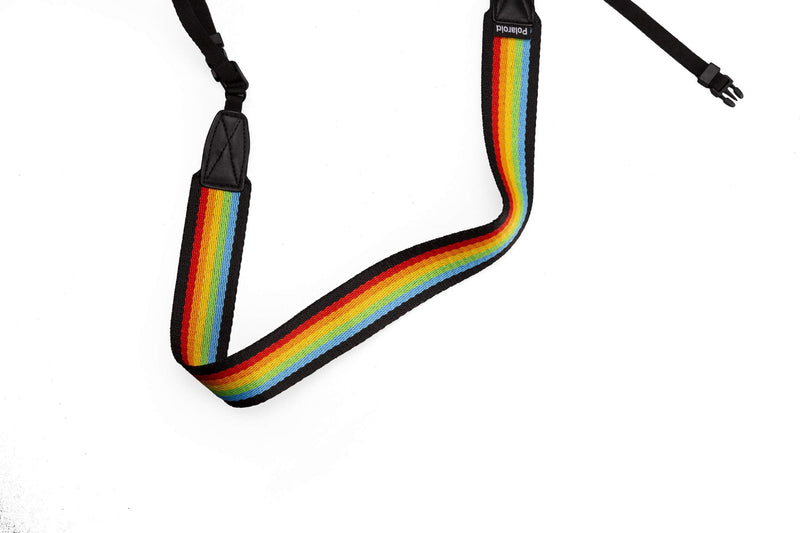  [AUSTRALIA] - Polaroid Camera Strap Flat – Rainbow Stripe