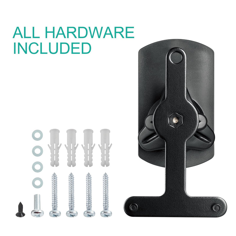  [AUSTRALIA] - WALI Speaker Wall Mount Bracket for SONOS Play 1 and Play 3 Multiple Adjustments, Hold up to 22 lbs, (SWM001), Black