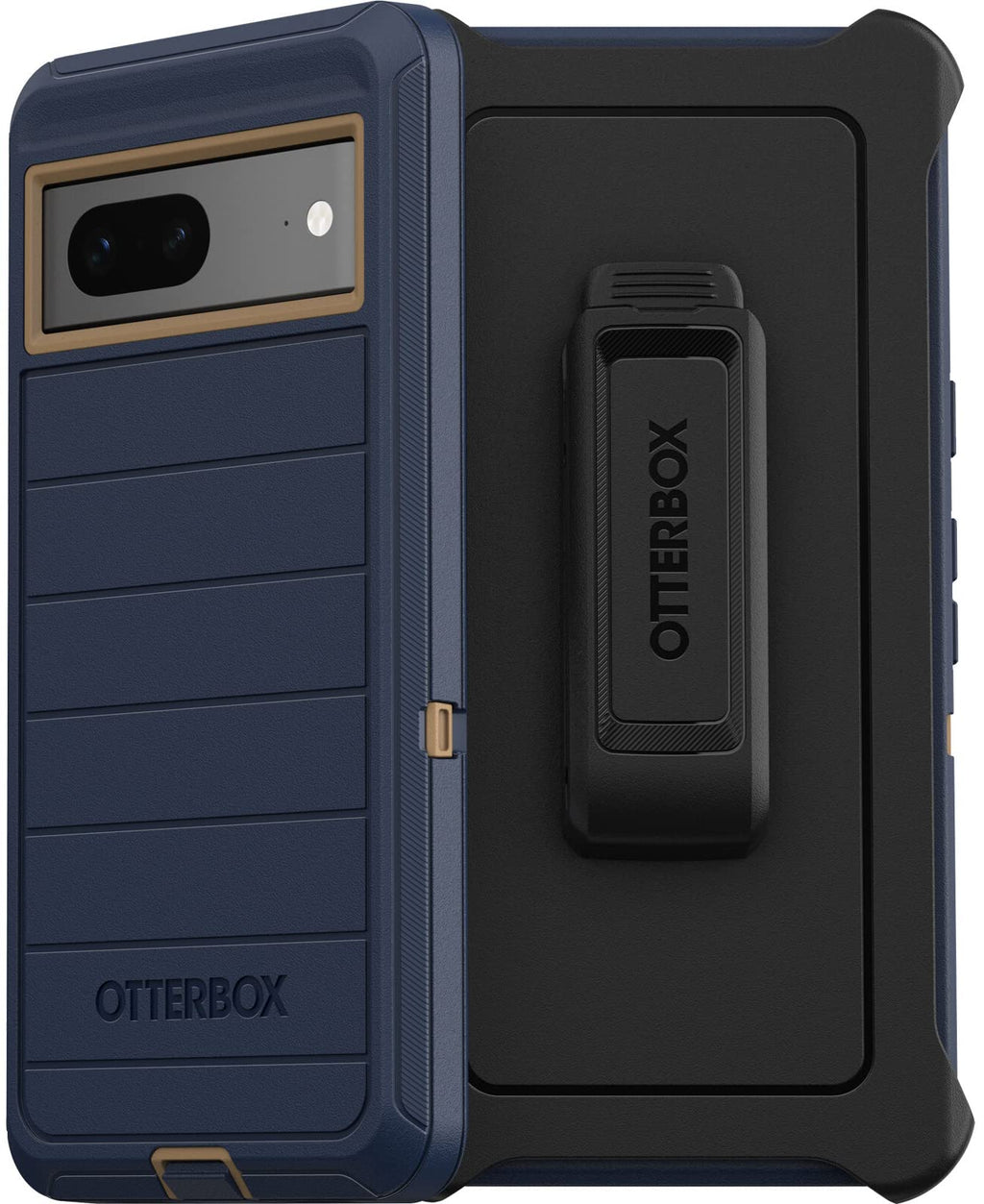  [AUSTRALIA] - OtterBox Defender Series Rugged Case & Holster for Google Pixel 7 (ONLY - NOT Pro) Non-Retail Packaging - Blue Suede Shoes