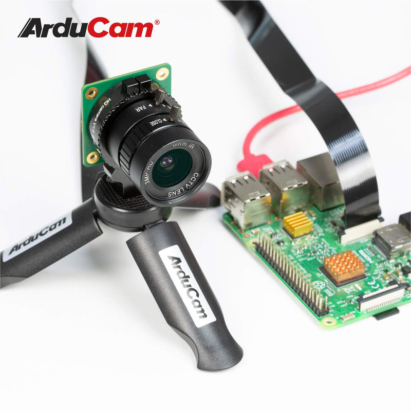  [AUSTRALIA] - Arducam Lens for Raspberry Pi HQ Camera, Wide Angle CS-Mount Lens, 6mm Focal Length with Manual Focus and Adjustable Aperture