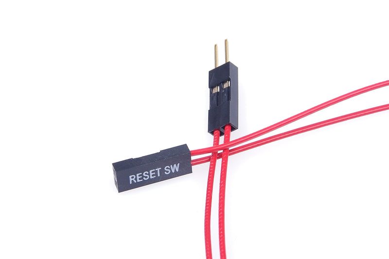  [AUSTRALIA] - LM YN Motherboard Extension Cable Set Silver Plating Cord Gold-Plated Plug Six Kinds of Extension Cord POWE LED HDD LED Power SW Reset SW HD Audio Front USB Extension Cable Length 11 inches