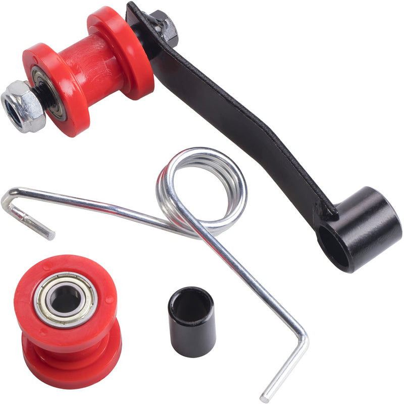  [AUSTRALIA] - CNCMOTOK Chain Slider Tensioner Adjuster Roller Guide Fit For ATV Coolster Go Kart 4 Wheeler 110cc 125cc 150cc 200cc 250cc That Use 420 428 And 530 Chain