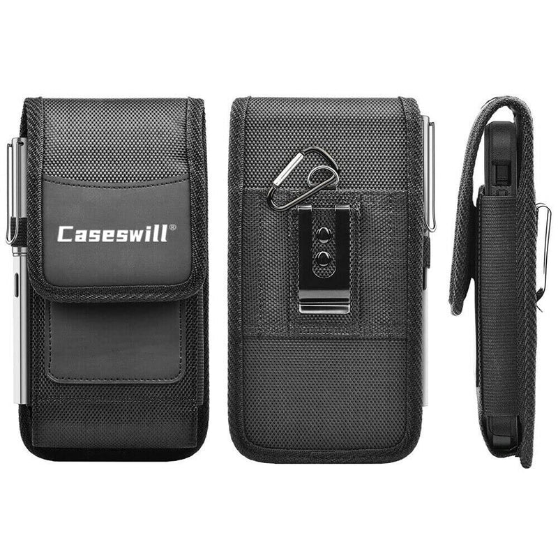  [AUSTRALIA] - Caseswill Phone Holster for Samsung Galaxy Z Fold5 Fold4 Fold3 S23 S22 S21 S20 FE Note20 Ultra A04 A04E A04S A14 A24 A34 A54 A03S A13 A23 A33 A53 A73 5G XCover 6 Pro Case Nylon Pouch Belt Clip Holster