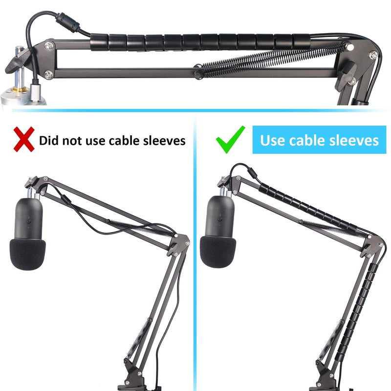  [AUSTRALIA] - K678 Microphone Stand with Foam Windscreen - Mic Suspension Boom Scissor Arm Stand with Pop Filter, Cable Sleeve Compatible with Fifine K678 Mic by YOUSHARES
