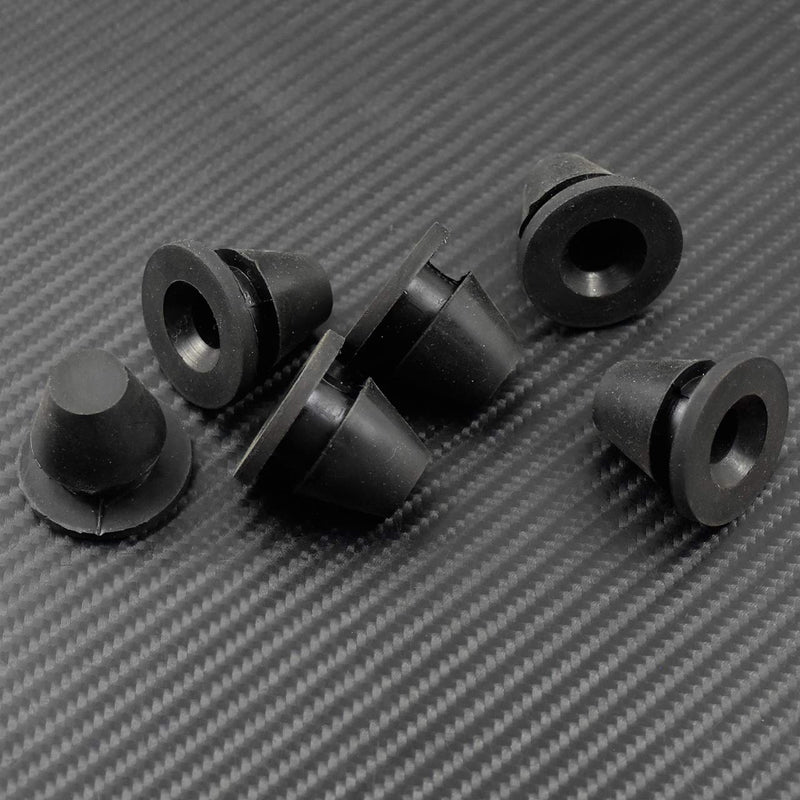  [AUSTRALIA] - YHMTIVTU Rubber Side Cover Grommets Compatible with Harley Davidson Touring Electra Street Glide Road Glide King Ultra Limited 2008-2019 6 pcs