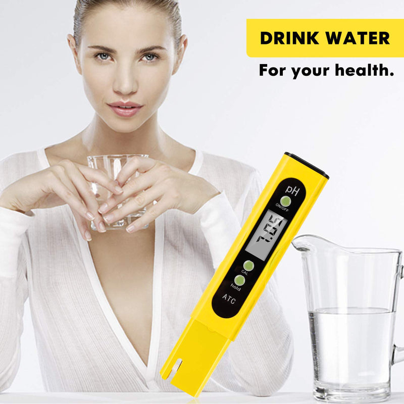 Digital pH Tester - High Accuracy pH Meter for Drinking Water Aquarium and Hydroponics - LeoForward Australia